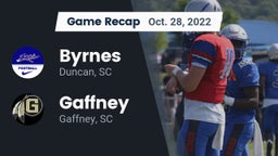 Recap: Byrnes  vs. Gaffney  2022