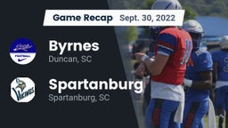 Recap: Byrnes  vs. Spartanburg  2022