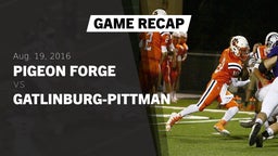 Recap: Pigeon Forge  vs. Gatlinburg-Pittman 2016
