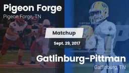 Matchup: Pigeon Forge High Sc vs. Gatlinburg-Pittman  2017