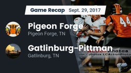 Recap: Pigeon Forge  vs. Gatlinburg-Pittman  2017