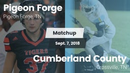 Matchup: Pigeon Forge High Sc vs. Cumberland County  2018