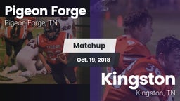 Matchup: Pigeon Forge High Sc vs. Kingston  2018