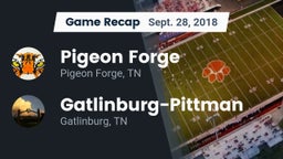 Recap: Pigeon Forge  vs. Gatlinburg-Pittman  2018