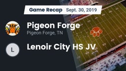 Recap: Pigeon Forge  vs. Lenoir City HS JV 2019