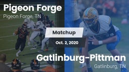 Matchup: Pigeon Forge High Sc vs. Gatlinburg-Pittman  2020
