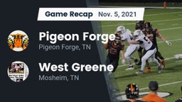 Recap: Pigeon Forge  vs. West Greene  2021
