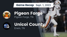 Recap: Pigeon Forge  vs. Unicoi County  2023