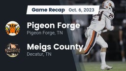 Recap: Pigeon Forge  vs. Meigs County  2023