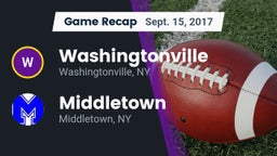 Recap: Washingtonville  vs. Middletown  2017