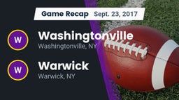 Recap: Washingtonville  vs. Warwick  2017