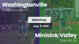 Matchup: Washingtonville vs. Minisink Valley  2018