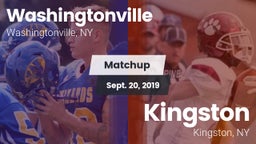Matchup: Washingtonville vs. Kingston  2019