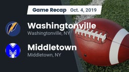 Recap: Washingtonville  vs. Middletown  2019