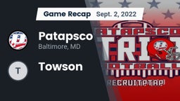 Recap: Patapsco  vs. Towson  2022