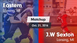 Matchup: Eastern vs. J.W Sexton  2016