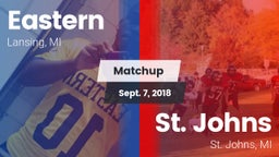 Matchup: Eastern vs. St. Johns  2018