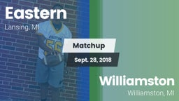 Matchup: Eastern vs. Williamston  2018