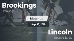 Matchup: Brookings vs. Lincoln  2016