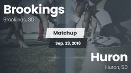 Matchup: Brookings vs. Huron  2016