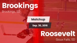 Matchup: Brookings vs. Roosevelt  2016