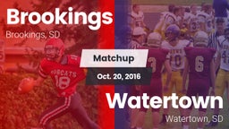 Matchup: Brookings vs. Watertown  2016
