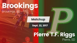 Matchup: Brookings vs. Pierre T.F. Riggs  2017