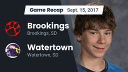 Recap: Brookings  vs. Watertown  2017