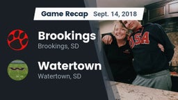 Recap: Brookings  vs. Watertown  2018