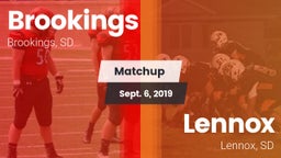 Matchup: Brookings vs. Lennox  2019