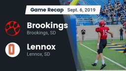 Recap: Brookings  vs. Lennox  2019