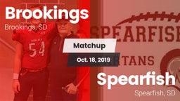 Matchup: Brookings vs. Spearfish  2019