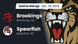 Recap: Brookings  vs. Spearfish  2019