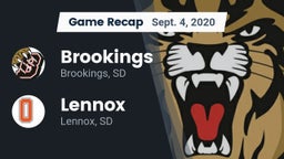 Recap: Brookings  vs. Lennox  2020