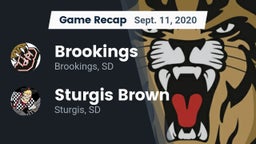 Recap: Brookings  vs. Sturgis Brown  2020