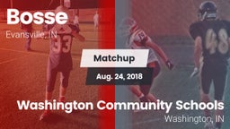 Matchup: Bosse vs. Washington Community Schools 2018