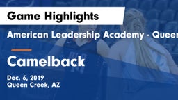 American Leadership Academy - Queen Creek vs Camelback  Game Highlights - Dec. 6, 2019