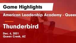 American Leadership Academy - Queen Creek vs Thunderbird  Game Highlights - Dec. 6, 2021