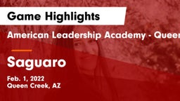 American Leadership Academy - Queen Creek vs Saguaro  Game Highlights - Feb. 1, 2022