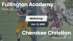 Matchup: Fullington Academy vs. Cherokee Christian  2018