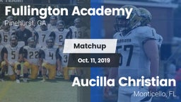 Matchup: Fullington Academy vs. Aucilla Christian  2019