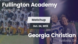 Matchup: Fullington Academy vs. Georgia Christian  2019