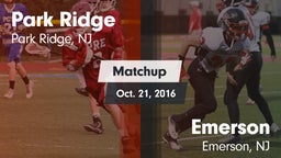 Matchup: Park Ridge vs. Emerson  2016