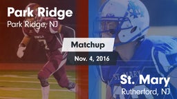 Matchup: Park Ridge vs. St. Mary  2016