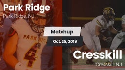 Matchup: Park Ridge vs. Cresskill  2019