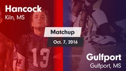 Matchup: Hancock vs. Gulfport  2016