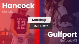 Matchup: Hancock vs. Gulfport  2017