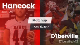 Matchup: Hancock vs. D'Iberville  2017