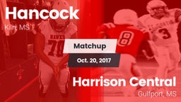Matchup: Hancock vs. Harrison Central  2017