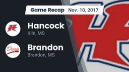 Recap: Hancock  vs. Brandon  2017